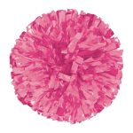 hot pink Solid Metallic Cheerleading Dance Pom
