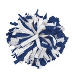 royal/white Two-Color Plastic Cheerleading Show Pom