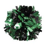 forest/black Two-Color Metallic Cheerleading Show Pom