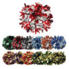 Color selection of 6" Two-Color Metallic Cheerleading Show Pom Poms