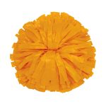 Yellow gold solid plastic cheer pom pom