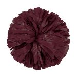 solid plastic pom maroon