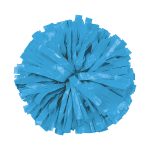 solid plastic pom sky blue