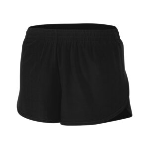 Black Champion Tempo Short, front three-quarters view