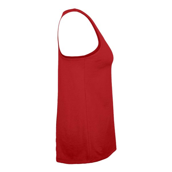 red Champion Essential Racerback Tank Top, side view