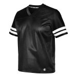 black/white Champion Fan replicate football jersey top