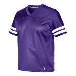 purple/white Champion Fan replicate football jersey top