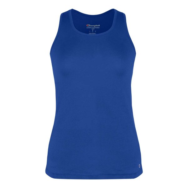 royal blue Champion Power Tank, front view