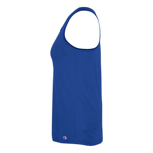 royal blue Champion Power Tank, side view
