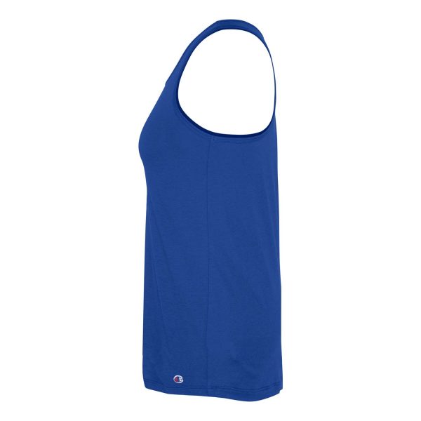 royal blue Champion Power Tank, side view