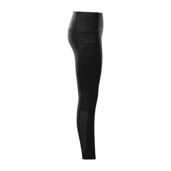 black Champion Contour Mesh 7/8 Legging, side view