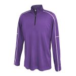 purple Pennant Conquest Quarter Zip long sleeve shirt
