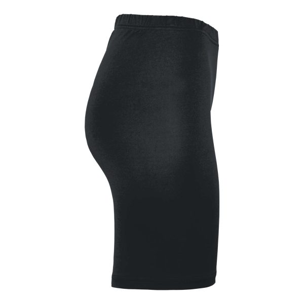 black Champion Double Dry Compression 7" Short, side view