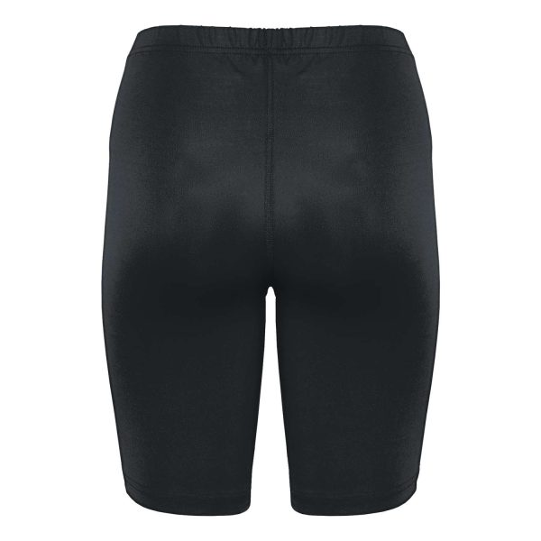 black Champion Double Dry Compression 7" Short, back view