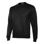 black champion powerblend crew neck sweatshirt