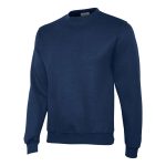 navy champion powerblend crew neck sweatshirt