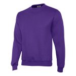 purple champion powerblend crew neck sweatshirt