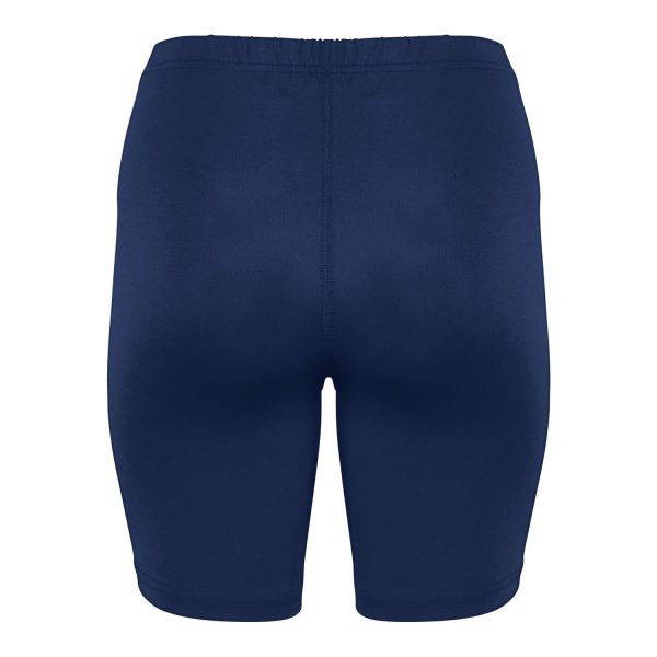 navy Champion Double Dry Compression 5" Short, back view