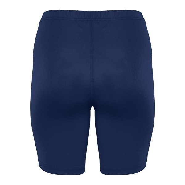 navy Champion Double Dry Compression 5" Short, back view