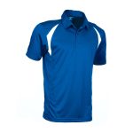 royal/white mens Tonix Spirit Polo