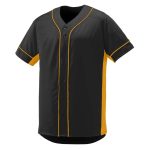 black/yellow gold Augusta Slugger Jersey