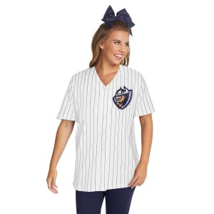 871685 augusta pinstripe full button jersey