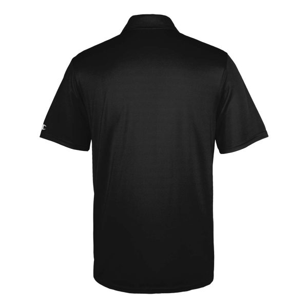 black Champion Essential Polo, back view