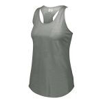 grey augusta lux tri blend racer-back tank top