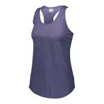 navy augusta lux tri blend racer-back tank top