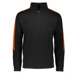 black/orange mens augusta medalist pullover