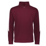 maroon/white mens augusta medalist pullover