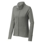 875605 w light grey sport tek sport wick flex jacket