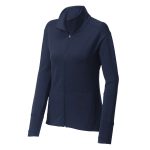 True Navy Women's Sport-Tek Sport-Wick Flex Fleece Jacket, Front View