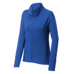 True Royal Women's Sport-Tek Sport-Wick Flex Fleece Jacket, Front View