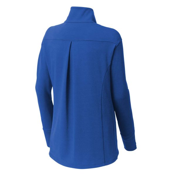 True Royal Men's Sport-Tek Sport-Wick Flex Fleece Jacket, Back View