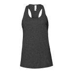 876008 dark grey bella canvas racerback tank