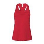 876008 red bella canvas racerback tank