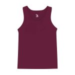 Maroon Badger B-Core Tank Top, Front View