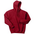 Antique Cherry Heavy Blend Hooded Sweatshirt, Front View