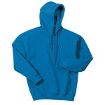 Antique Sapphire Heavy Blend Hooded Sweatshirt, Front View