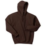 877264 dark chocolate heavy blend hooded sweatshirt