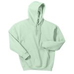 Mint Heavy Blend Hooded Sweatshirt, Front View