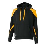 Black/Light Gold Holloway Prospect Hoodie, front view