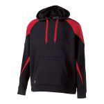 Black/Scarlet Holloway Prospect Hoodie, front view
