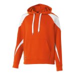 Orange/White Holloway Prospect Hoodie, front view