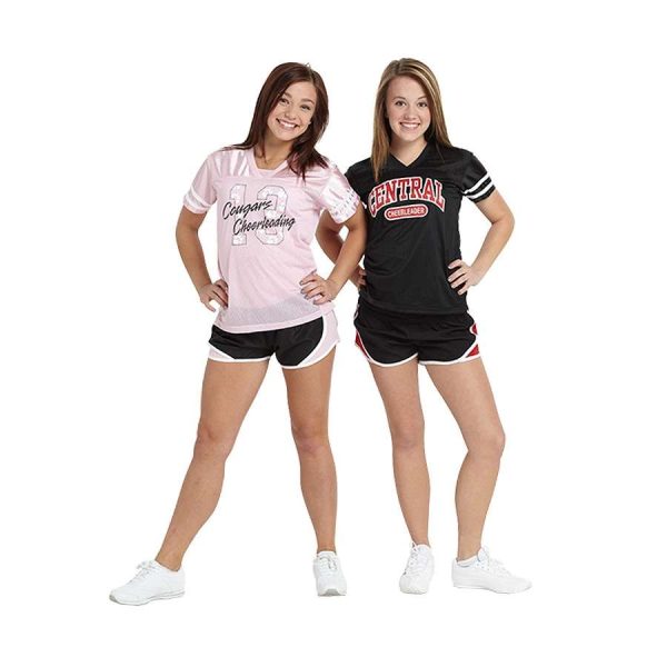 two cheer models posing in model Posicharge Replica Jerseys, front view