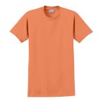 878105 tangerine solid color cotton tee