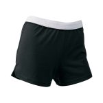 Black Authentic Soffe Shorts, Front View