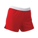 Red Authentic Soffe Shorts, Front View