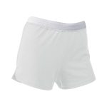 White Authentic Soffe Shorts, Front View